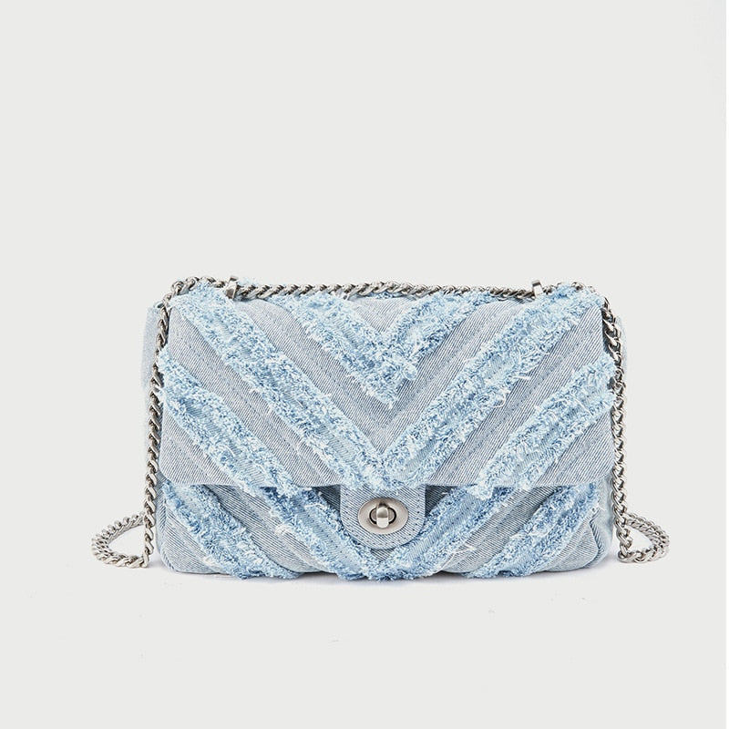 Ivana - Denim Chain bag