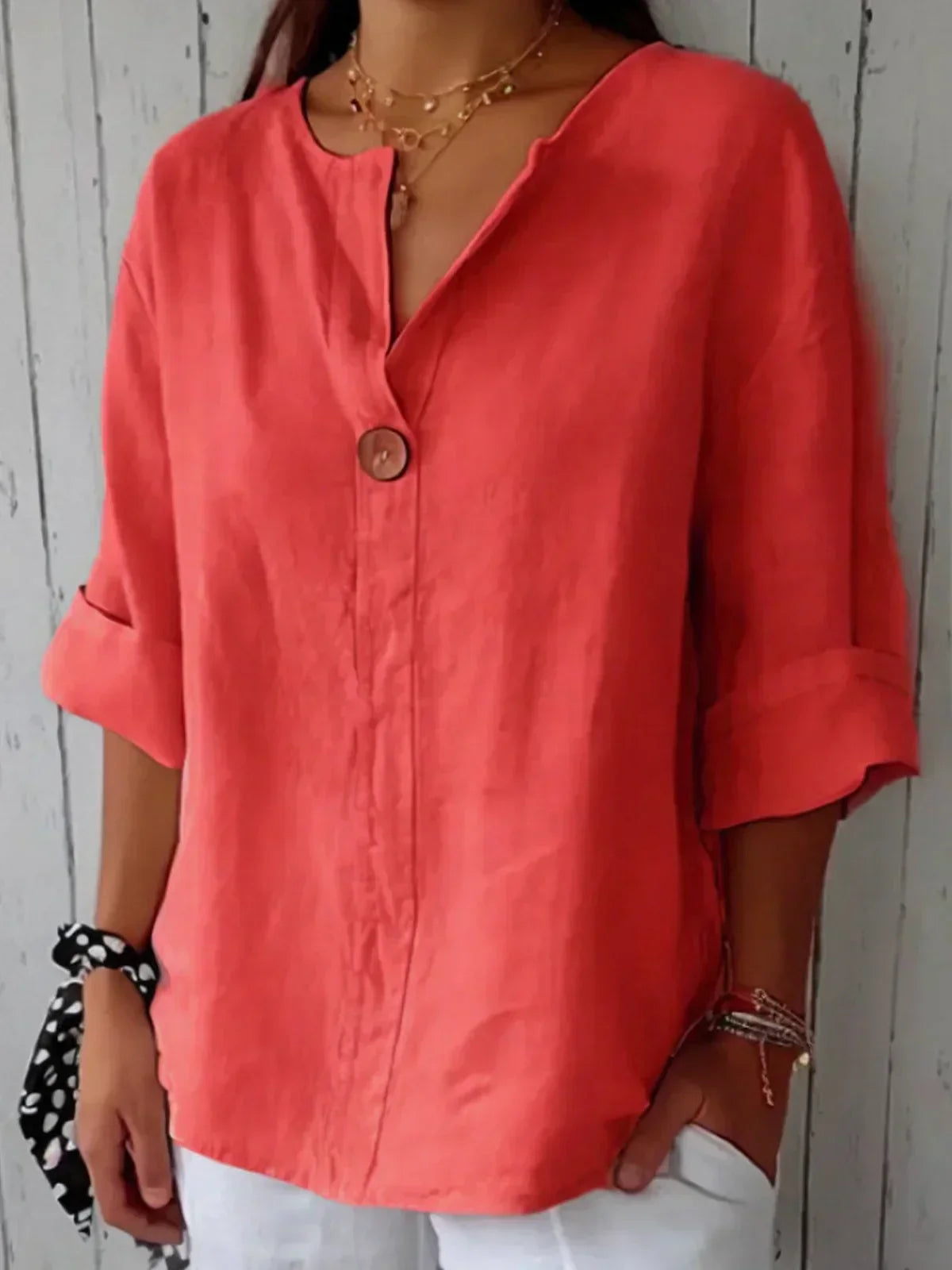 Margot – V-Neck Blouse