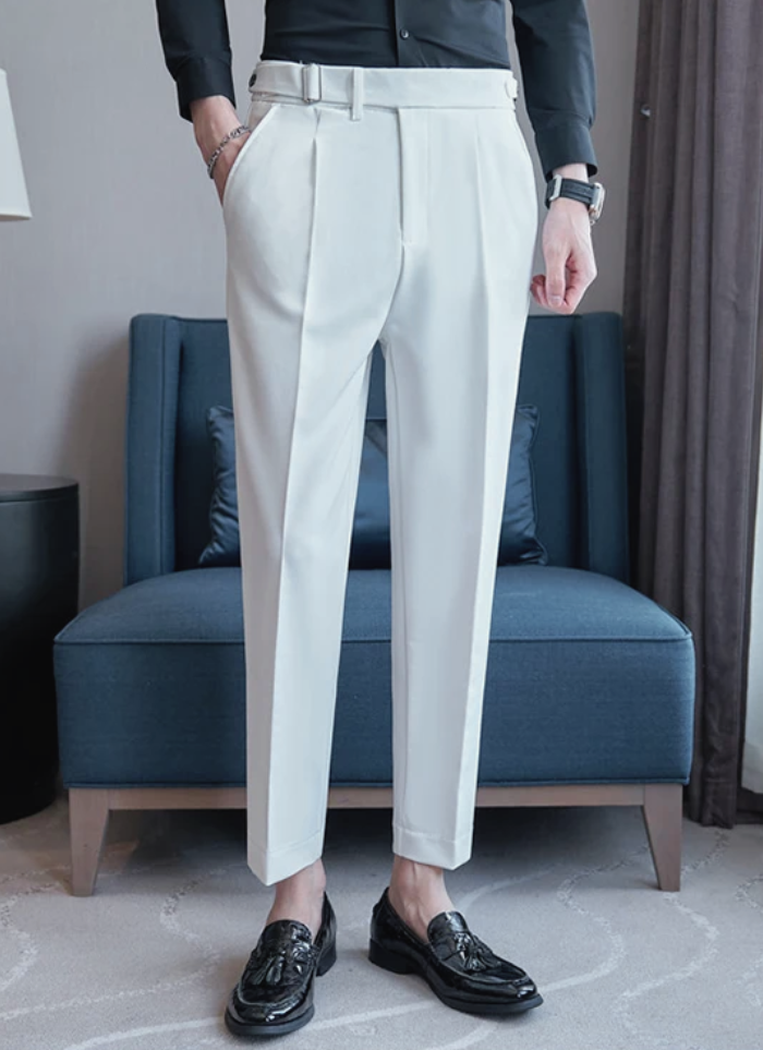 Tailored Palermo Trousers - White