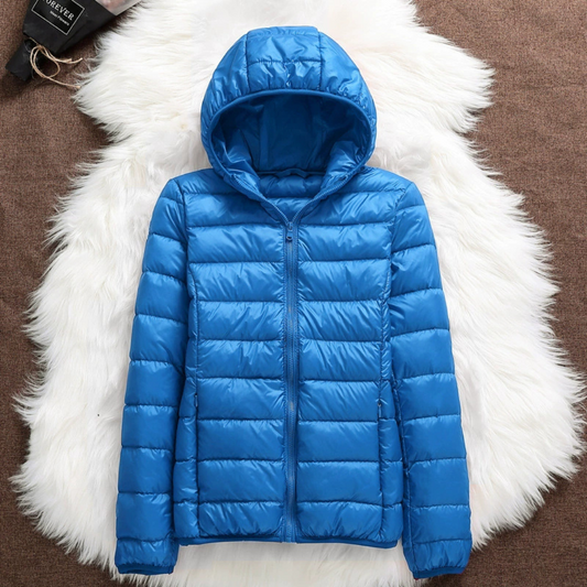 Henrietta Padded Spring Jacket | Sky Blue