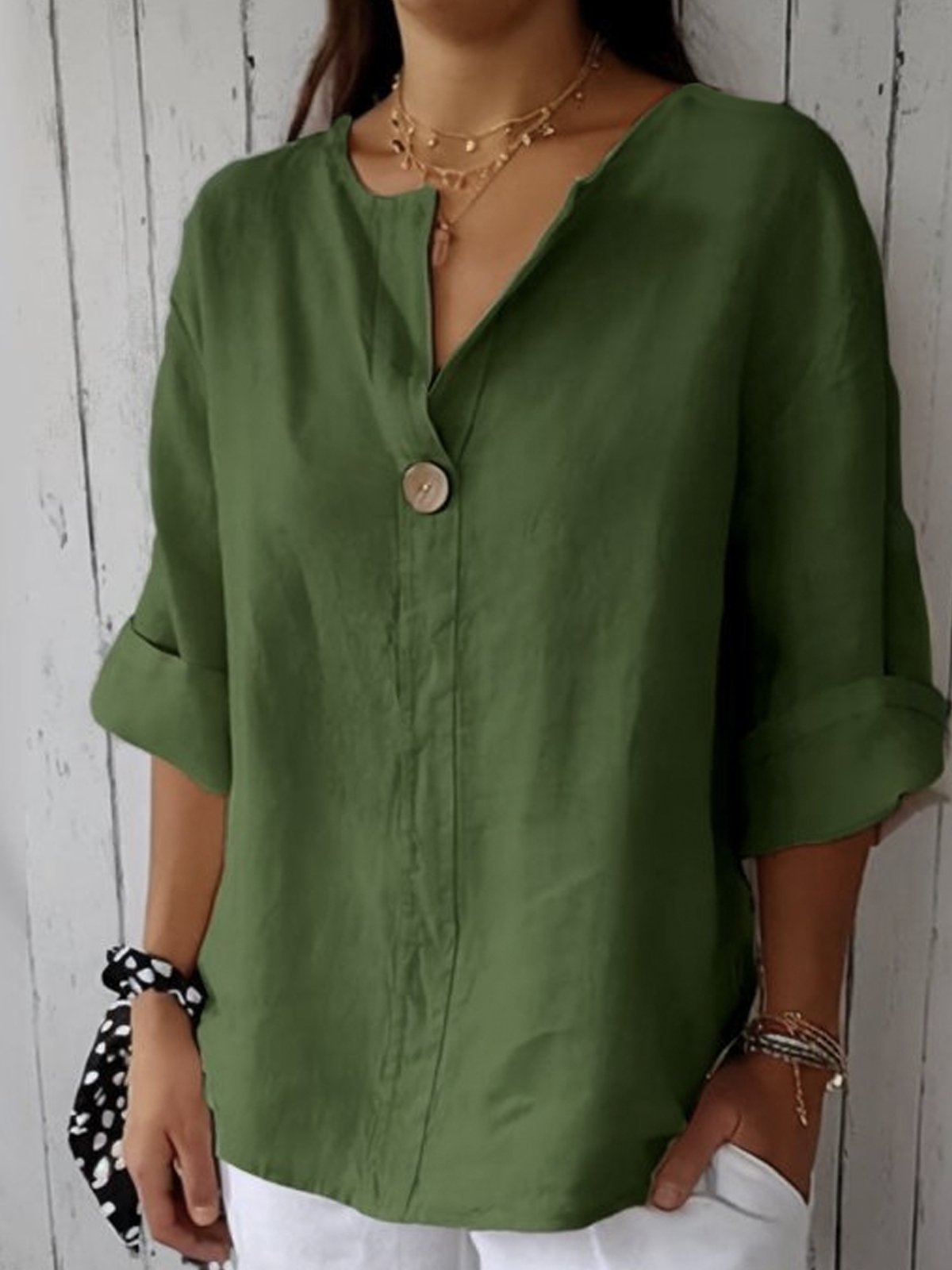 Margot – V-Neck Blouse