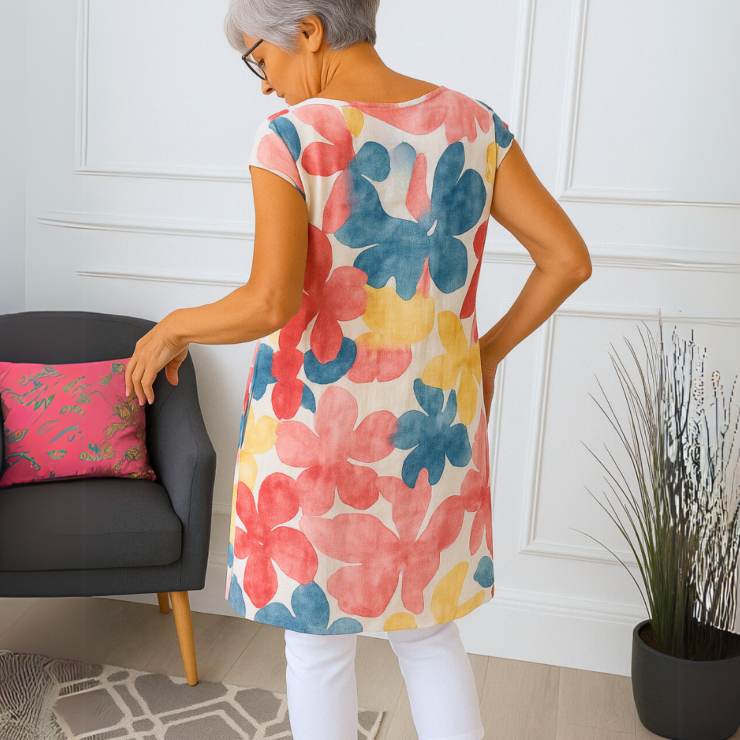 Emmeline – Elegant Butterfly Print Dress