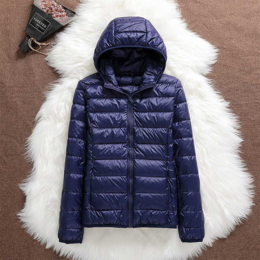 Henrietta Padded Spring Jacket | Navy Blue