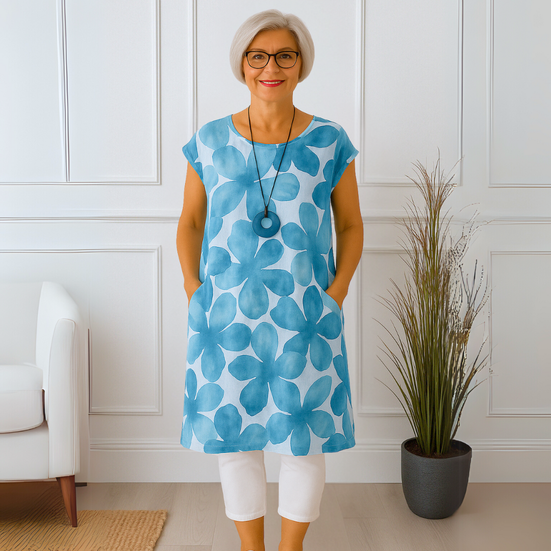 Emmeline – Elegant Butterfly Print Dress