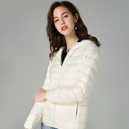 Henrietta Padded Spring Jacket | White