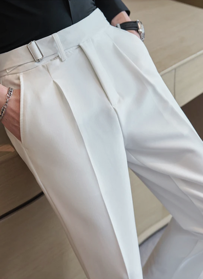 Tailored Palermo Trousers - White