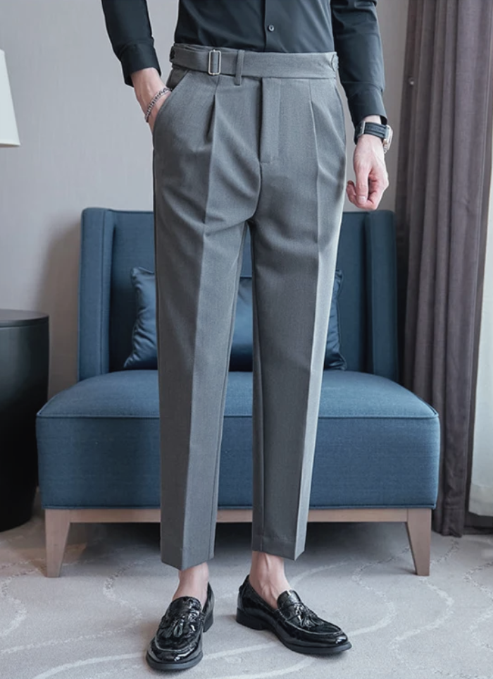 Tailored Palermo Trousers - Grey