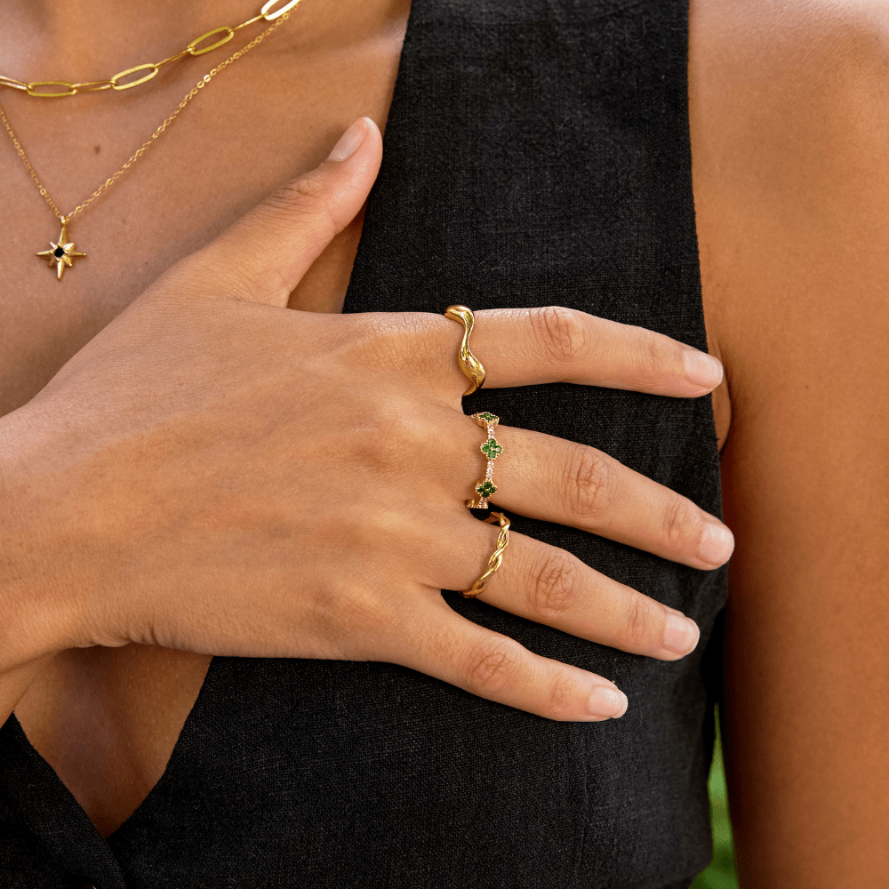 Florence Ocean Wave Ring