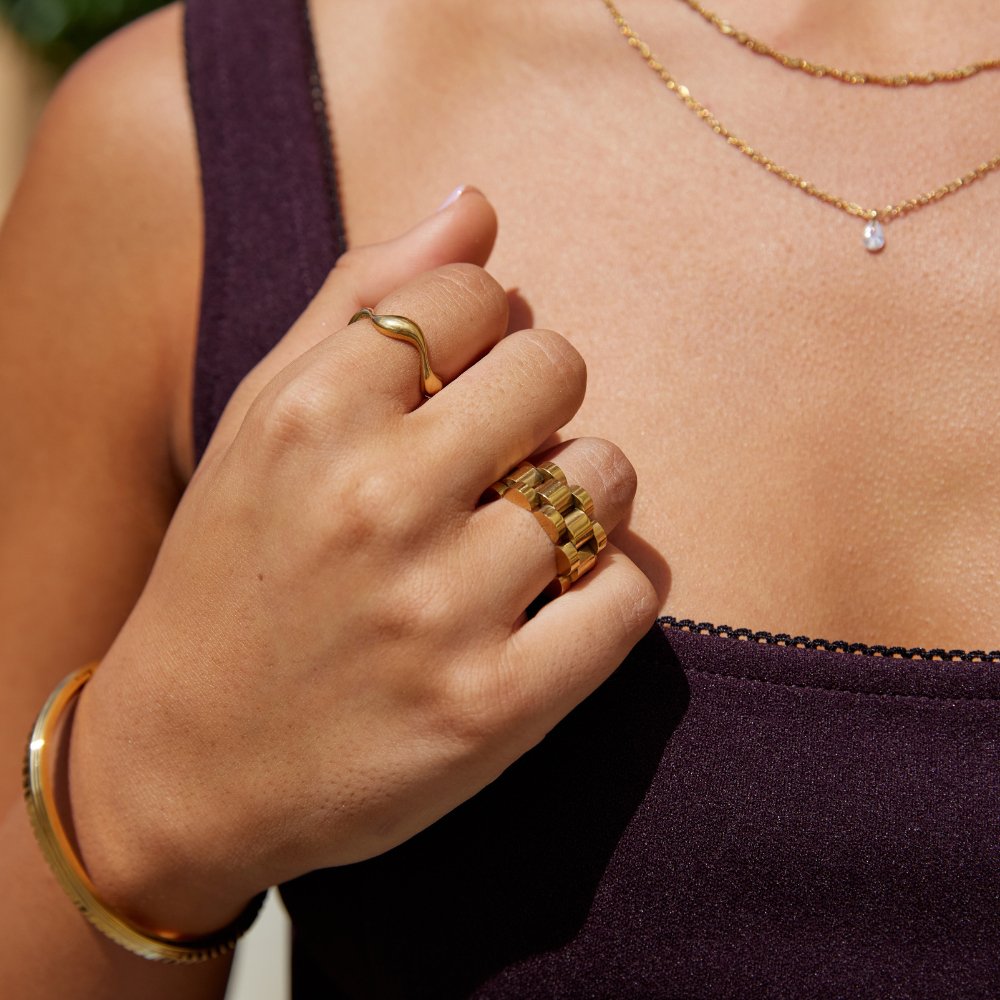 Florence Ocean Wave Ring