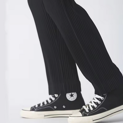 Matteo Ribbed Cotton Pantalon