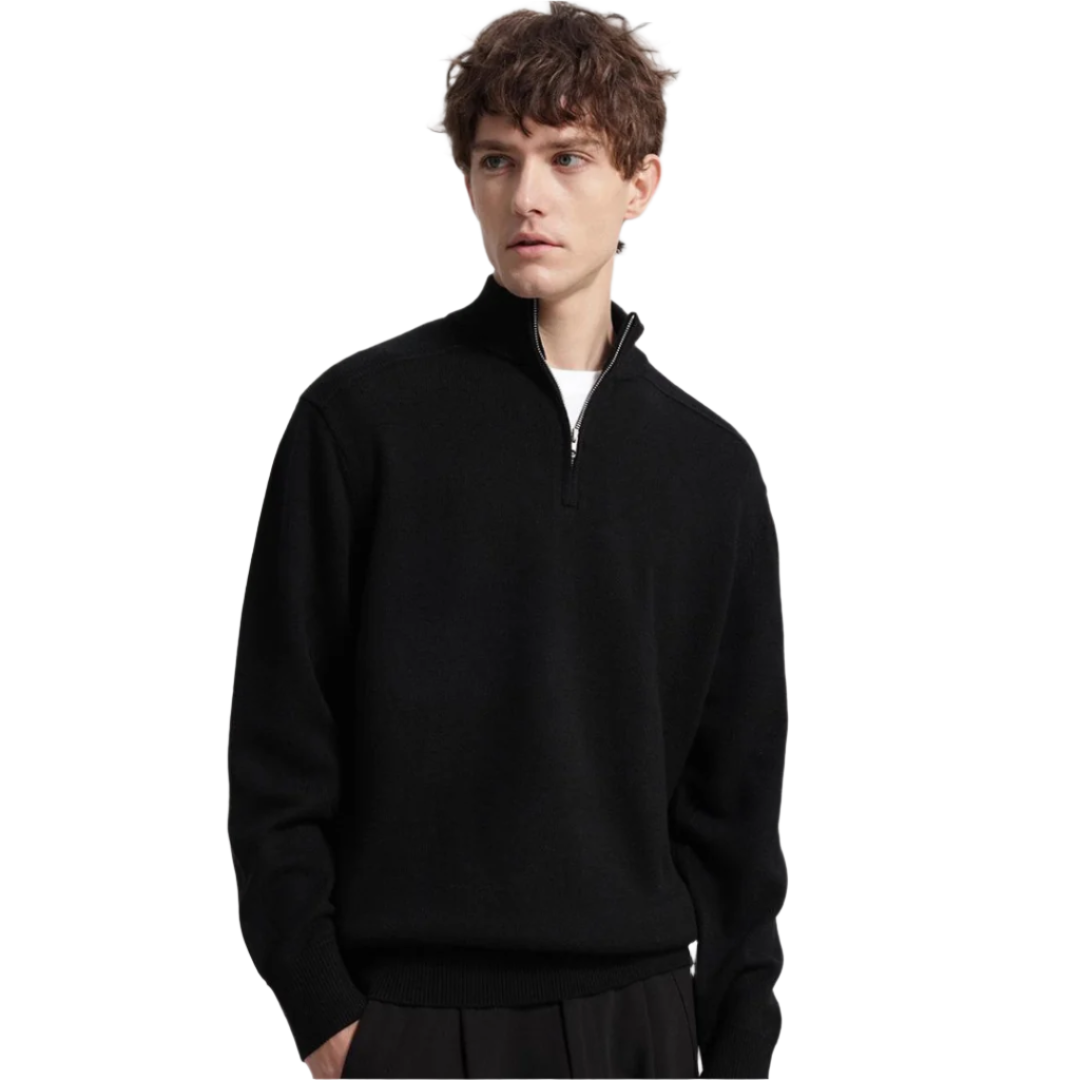 Lucas - 100% Merino Wool Zip Up