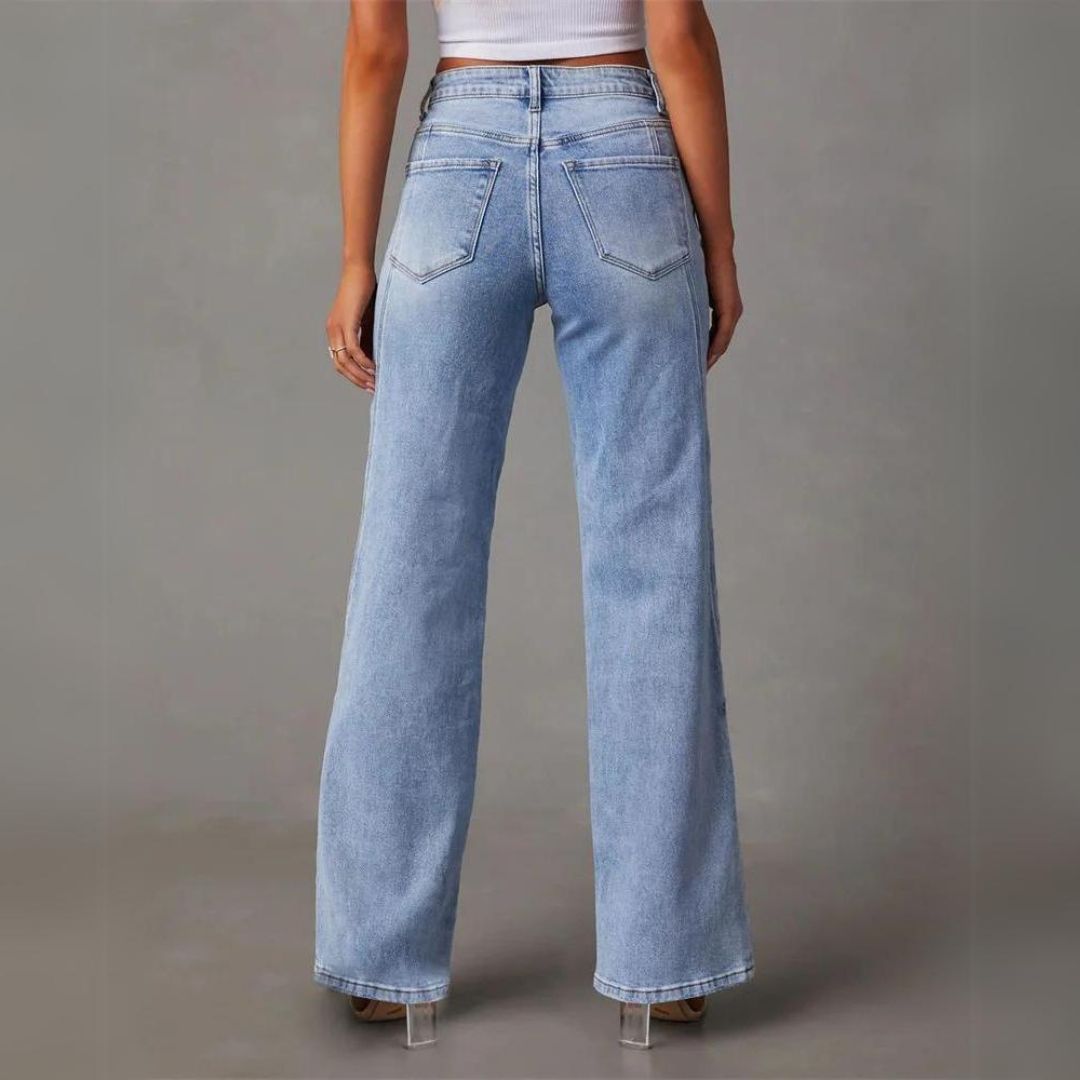 Tess - Flared Denim Jeans
