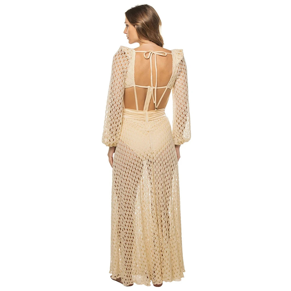 Charla -  Maxi Swimsuit And Skirt