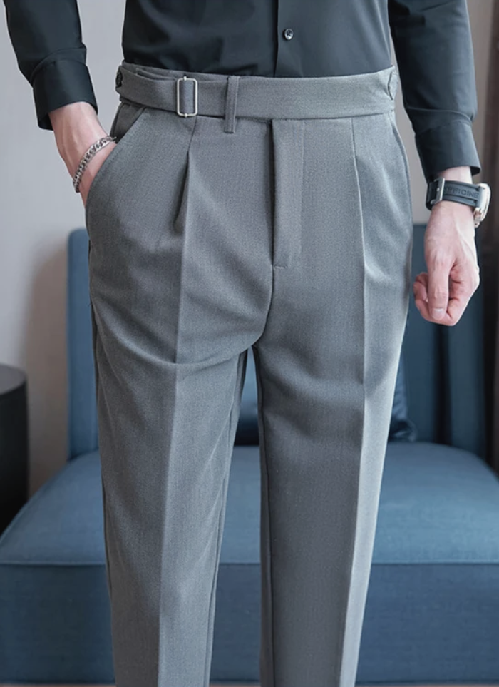 Tailored Palermo Trousers - Grey