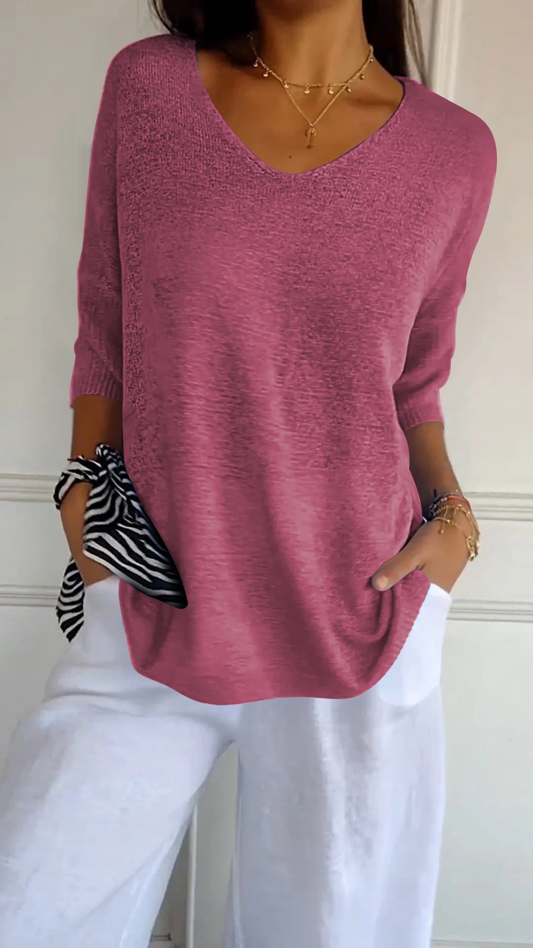 Bianca - V-neck knit