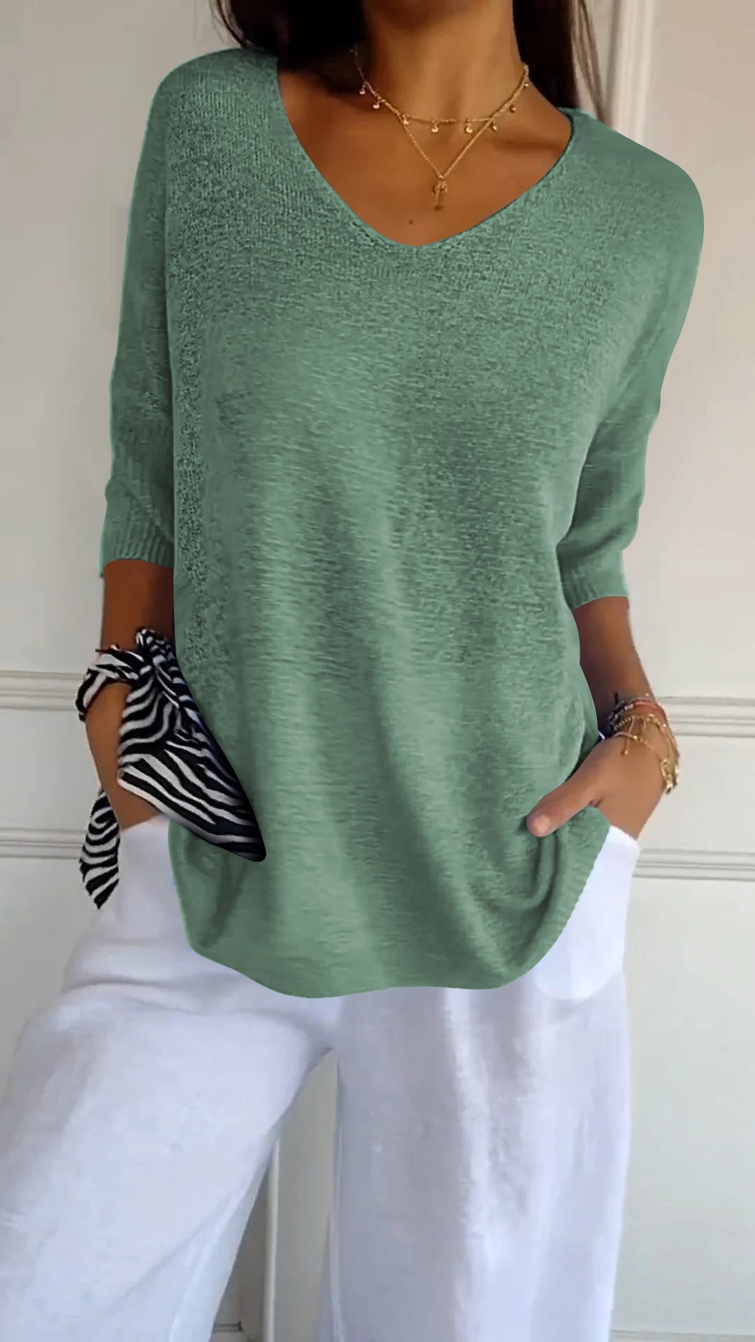 Bianca - V-neck knit