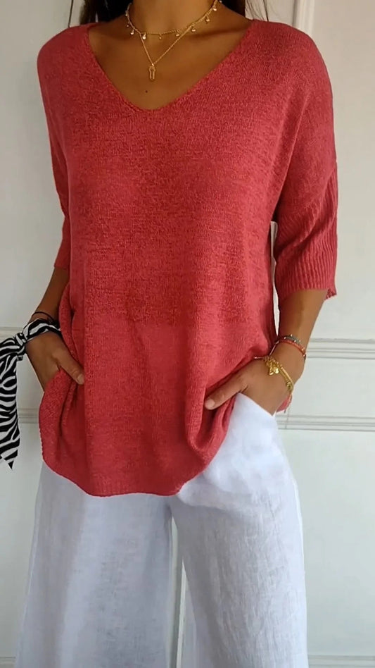 Bianca - V-neck knit