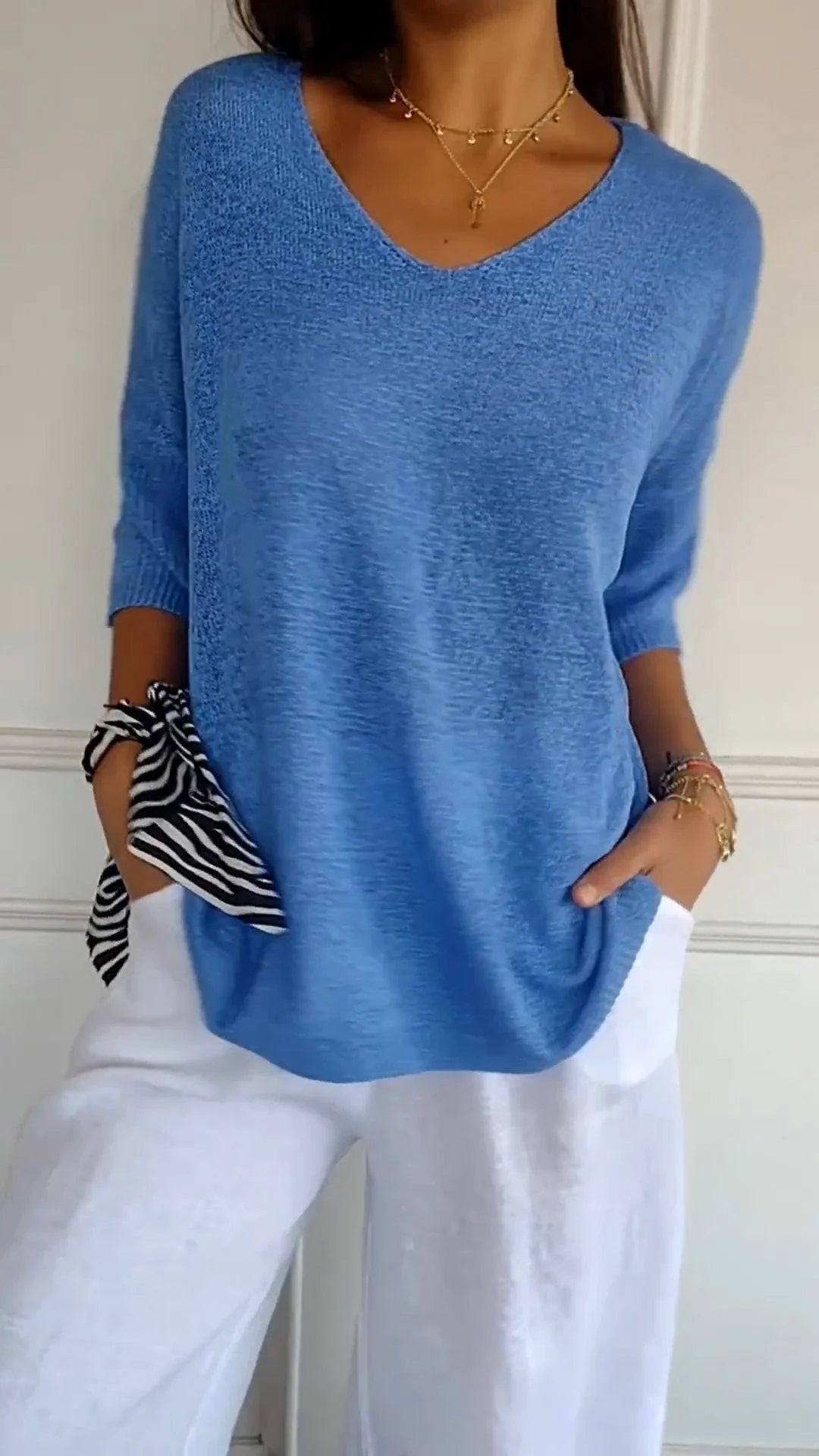 Bianca - V-neck knit
