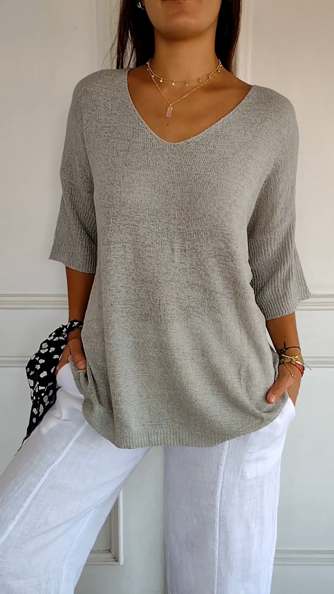 Bianca - V-neck knit