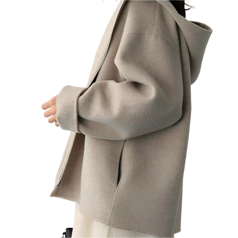 Sabrina - Wool Zip Coat