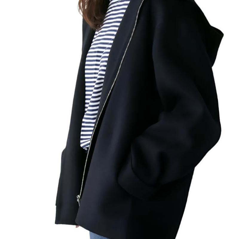 Sabrina - Wool Zip Coat