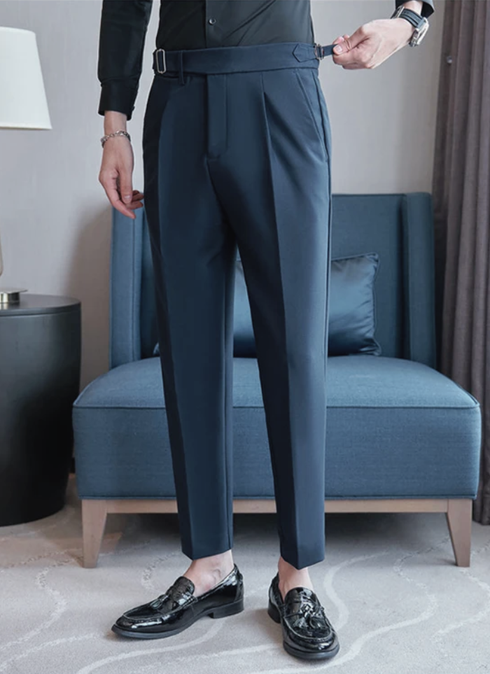 Tailored Palermo Trousers - Navy