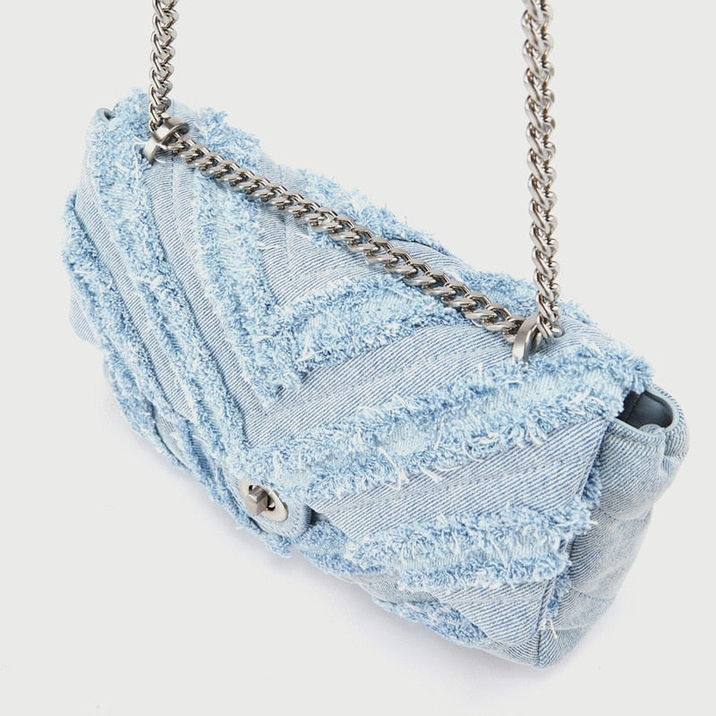 Ivana - Denim Chain bag