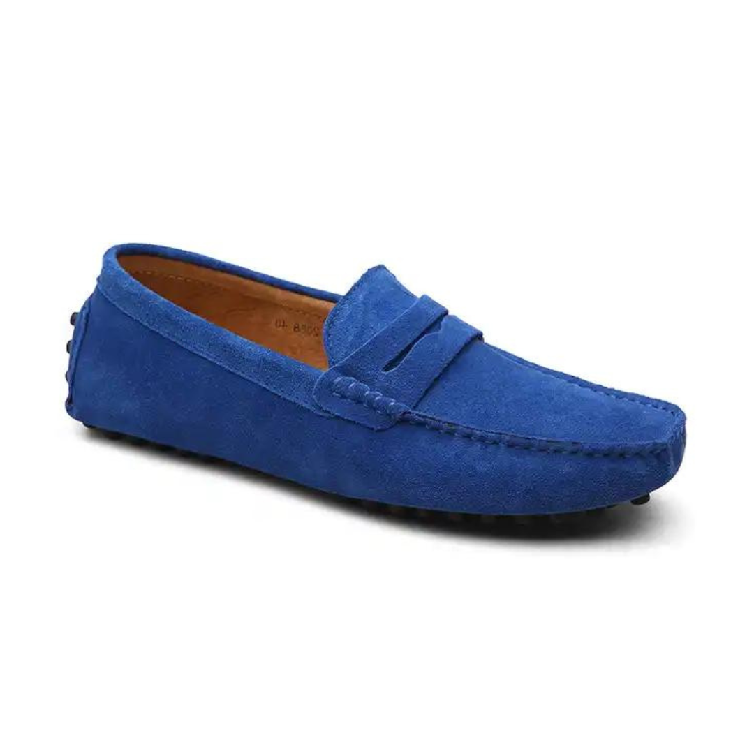 Vivia - Suede Driver Loafers