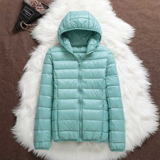 Henrietta – Padded Spring Jacket | Light Blue