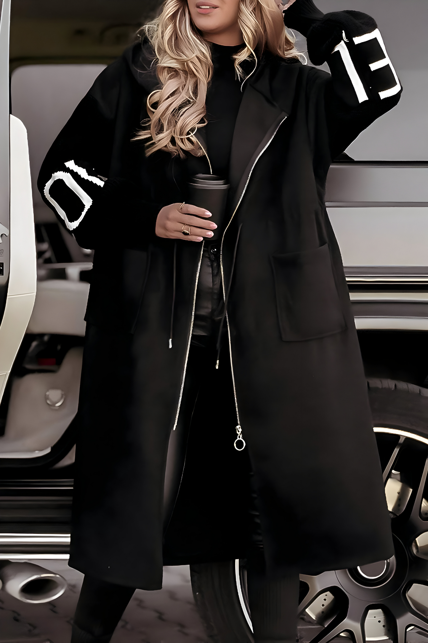 MABEL – Elegant Hooded Coatigan