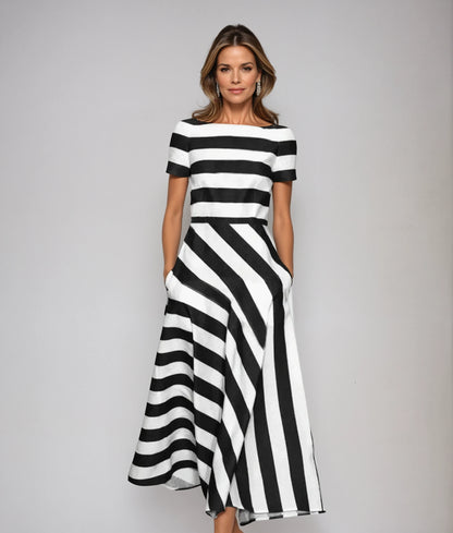Clara Striped Maxi Dress
