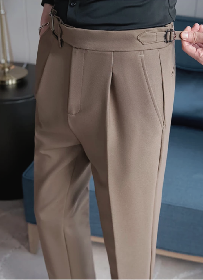 Tailored Palermo Trousers - Brown