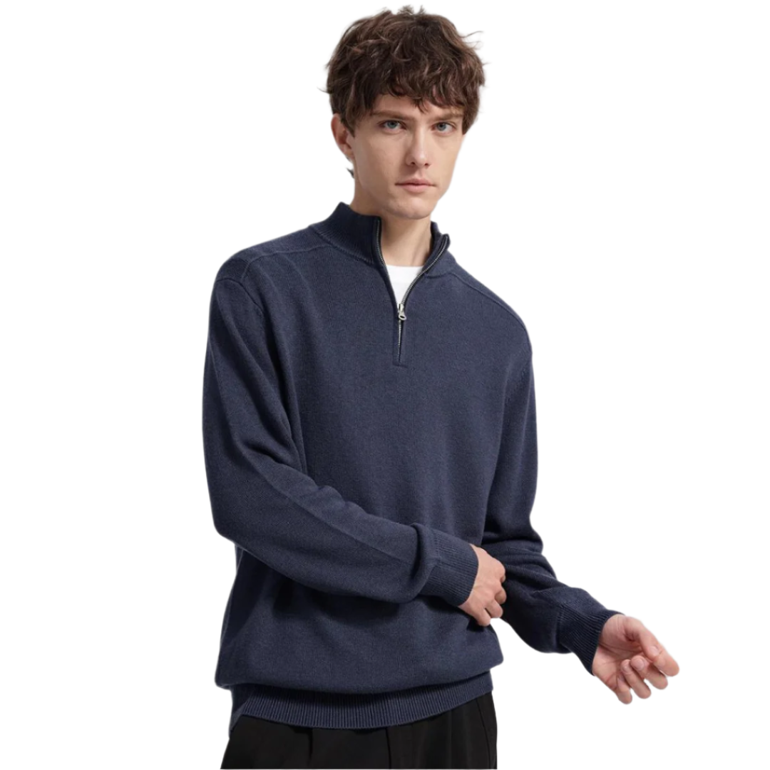 Lucas - 100% Merino Wool Zip Up