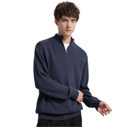 Lucas - 100% Merino Wool Zip Up