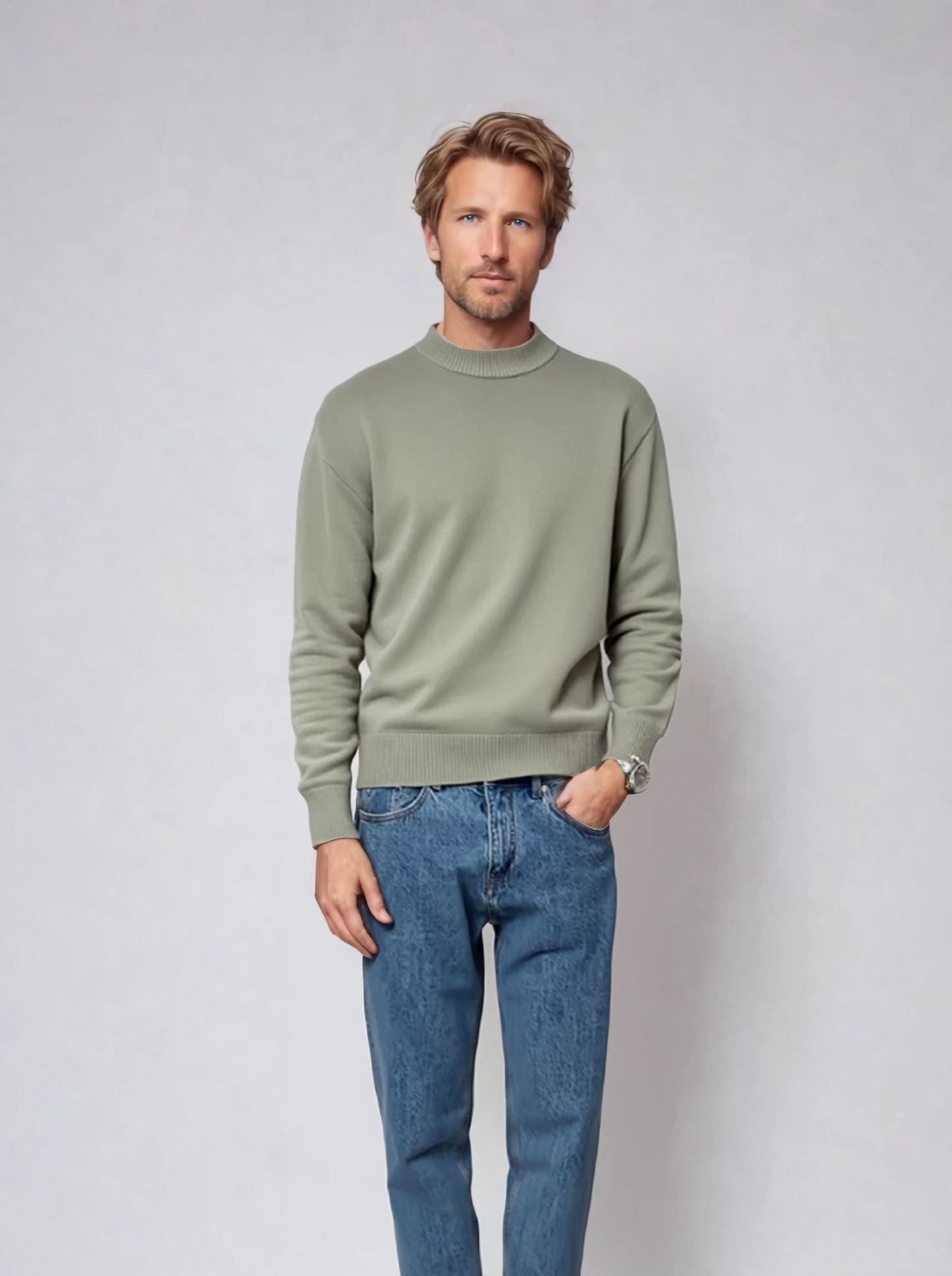 Bruno - 100% Premium Wool Turtleneck