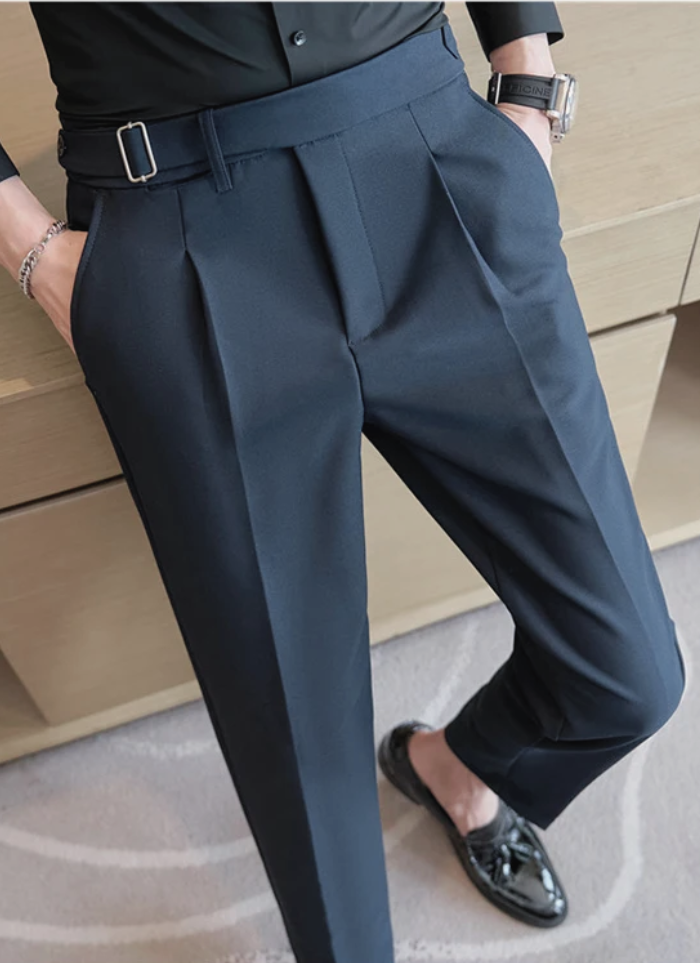 Tailored Palermo Trousers - Navy