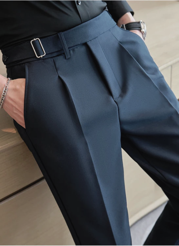 Tailored Palermo Trousers - Navy