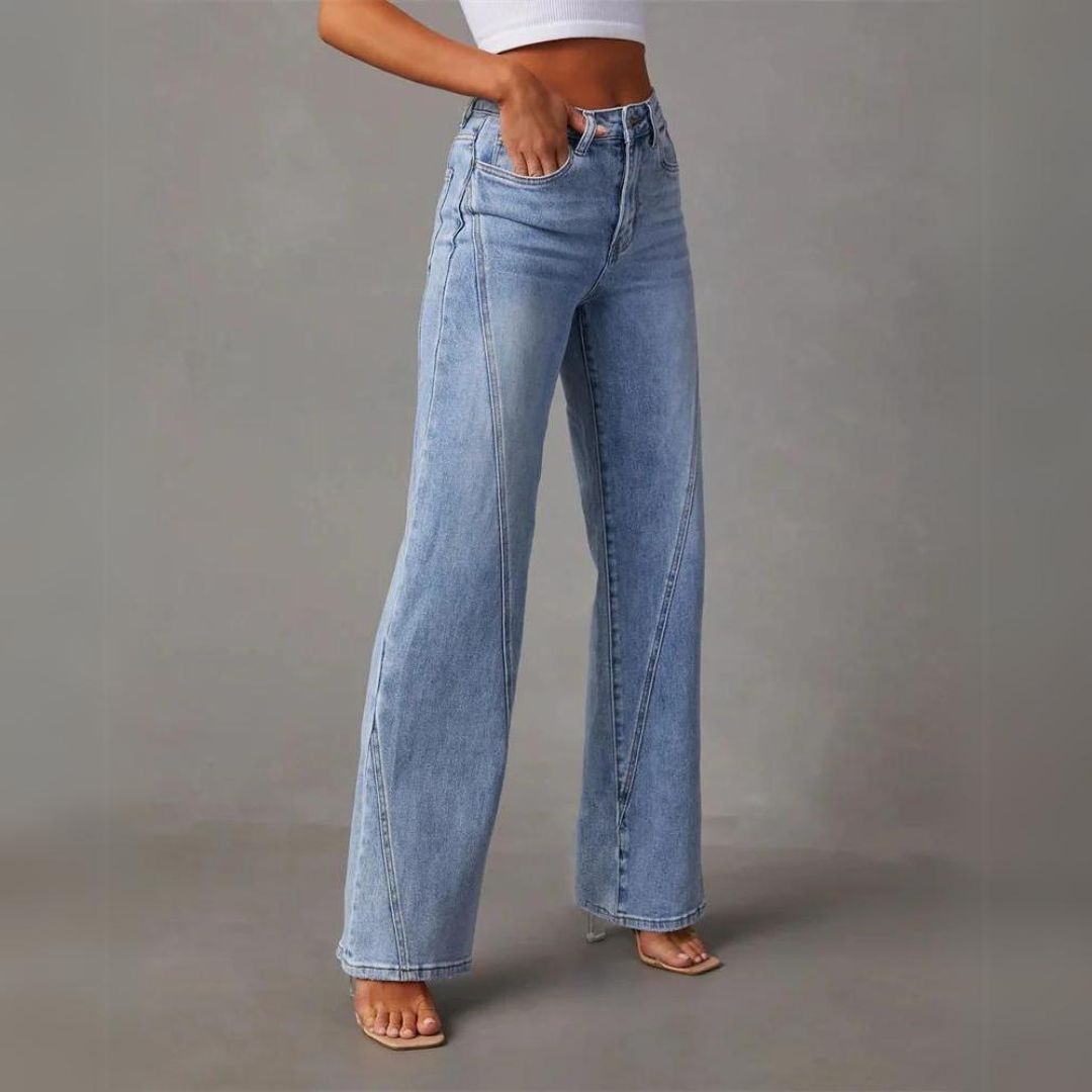 Tess - Flared Denim Jeans
