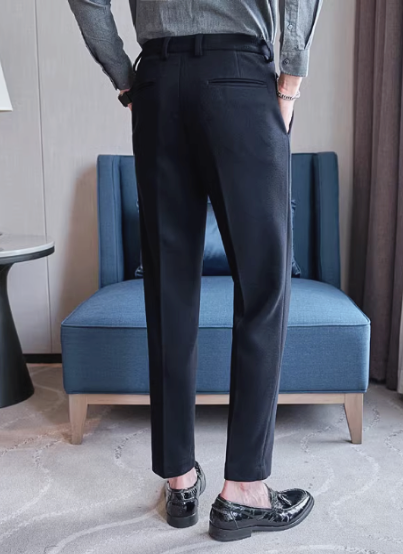 Valesca Wool-Mix Trousers - Black