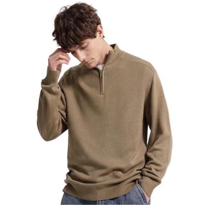 Lucas - 100% Merino Wool Zip Up
