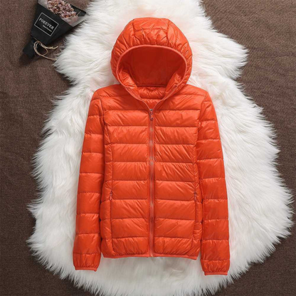 Henrietta - Padded Spring Jacket | Orange
