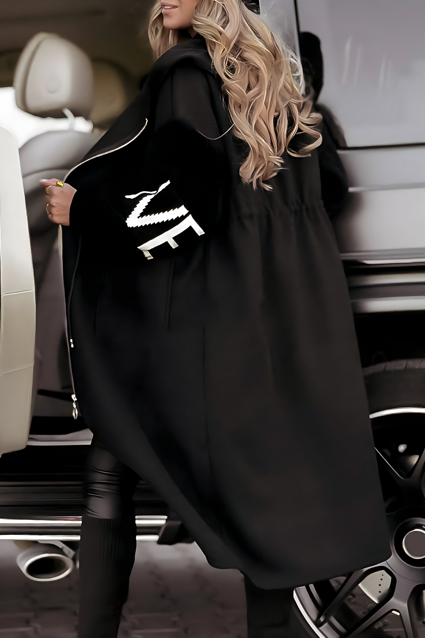MABEL – Elegant Hooded Coatigan