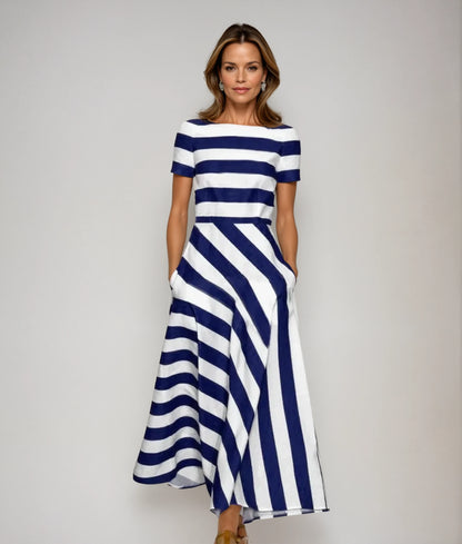 Clara Striped Maxi Dress