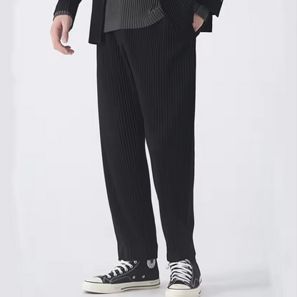 Matteo Ribbed Cotton Pantalon