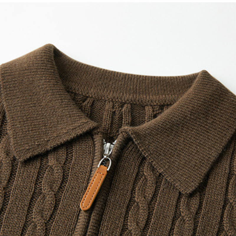 Bruno - 100% Premium Wool Zip Up