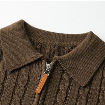 Bruno - 100% Premium Wool Zip Up