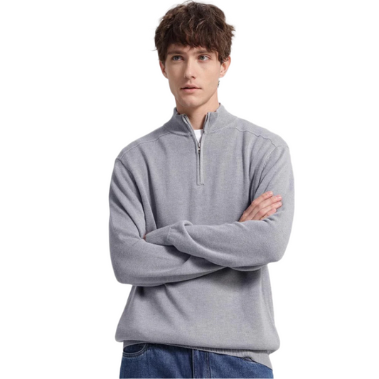 Lucas - 100% Merino Wool Zip Up
