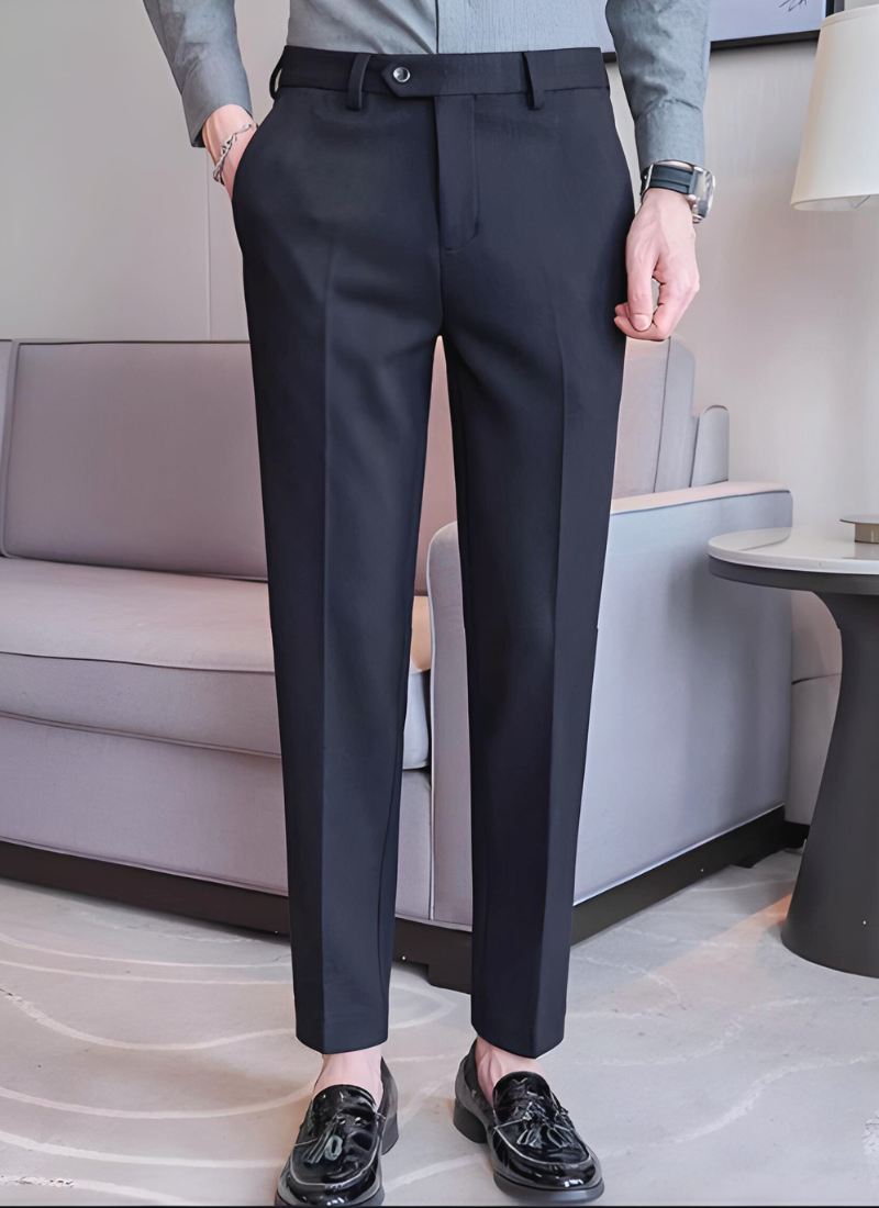 Valesca Wool-Mix Trousers - Black