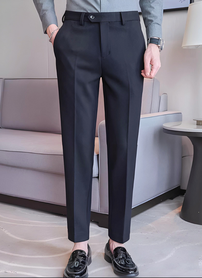 Valesca Wool-Mix Trousers - Black