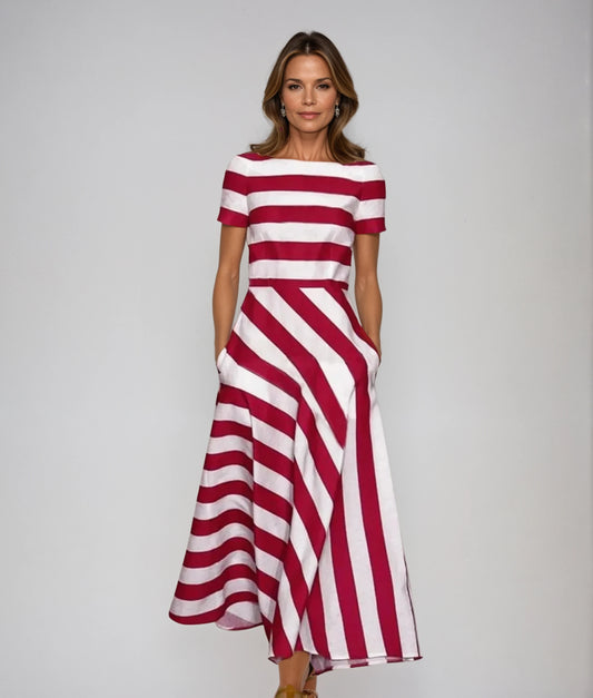 Clara Striped Maxi Dress